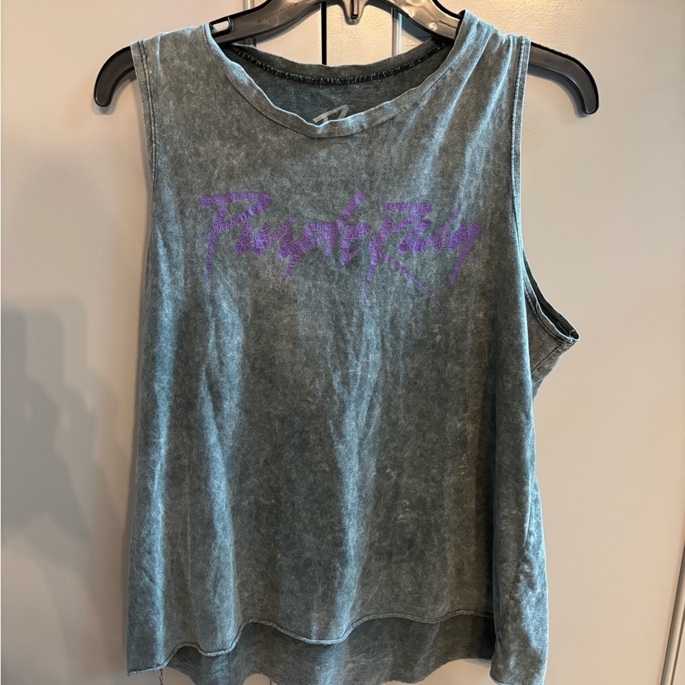 Purple Rain Prince Sleeveless Top sz Lg